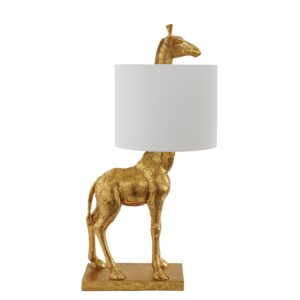 Creative Collection - Silas Bordlampe, Guld, Polyresin - L35 Ã H70 Ã B28 cm